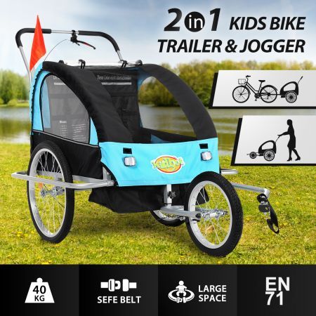 kidbot 2 in 1 bicycle trailer