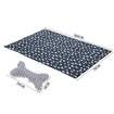 Soft Washable Pet Bed Mattress with Blanket & Dog Bone-XXLarge 