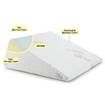 Cool Gel Wedge Pillow Memory Foam Back Support Cushion Antibacterial  Luxdream