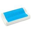 Luxdream 2x Contour Cool Memory Foam Pillow Blue Gel Top Summer