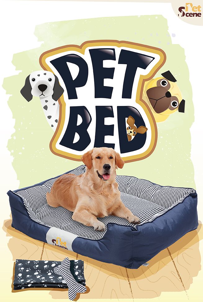 Soft Washable Pet Bed Mattress with Blanket & Dog BoneXXLarge Crazy