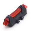 LED USB Rechargeable Bike Bicycle Cycling Tail Rear Safety Warning Light Lamp