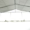 Outdoor Galvanized Steel Fencing Pet Enclosure & Dog Run Kennel with Roof Shade-4.6mx4.6mx2.32m