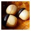 Mini bluetooth Speaker Wooden Nut Shape speaker For Phone Backpack Travel