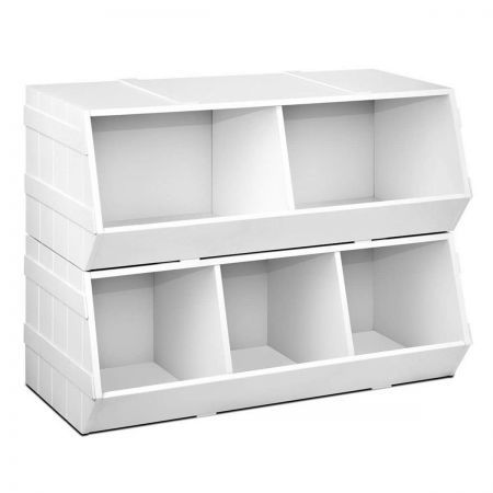 toy storage box white