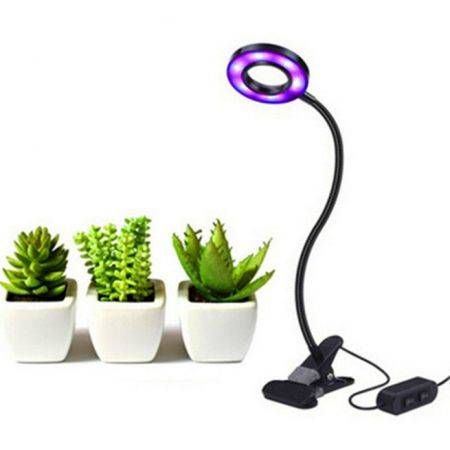 USB Led Plant Grow Light Succulent Clip Desk Flexible Lamp