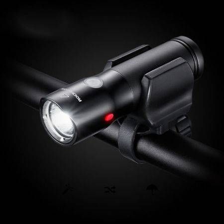 Rockbros Bike Front Light Bicycle Lamp Power Bank USB Rechargeable Flashlight