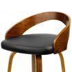 Artiss 2x Bar Stools Swivel Seat Curving Backrest