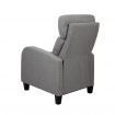 Linen Fabric Luxury Sofa Armchair Recliner Chair - Grey