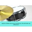 Children's 4pc Diamond Drum Kit Set - Black