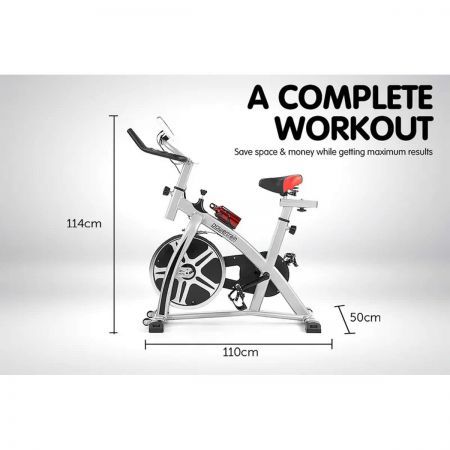 powertrain heavy flywheel exercise spin bike review