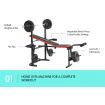 PowerTrain Home Gym Bench Press 2810 Multi Gym with Weights