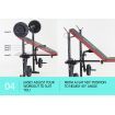 PowerTrain Home Gym Bench Press 2810 Multi Gym with Weights