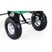 Heavy Duty Folding Garden Cart Trolley with Mesh Liner