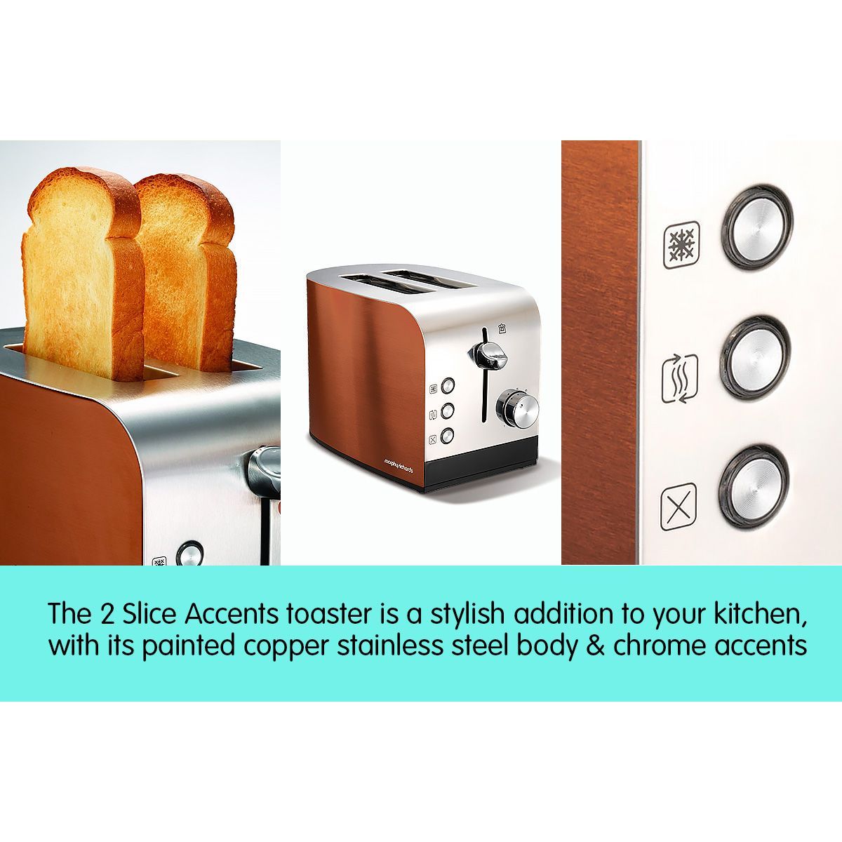 morphy richards copper kitchen set