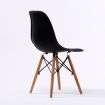 2X Retro Dining Cafe Chair DSW BLACK