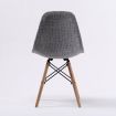 2X Retro Dining Cafe Chair DSW GREY