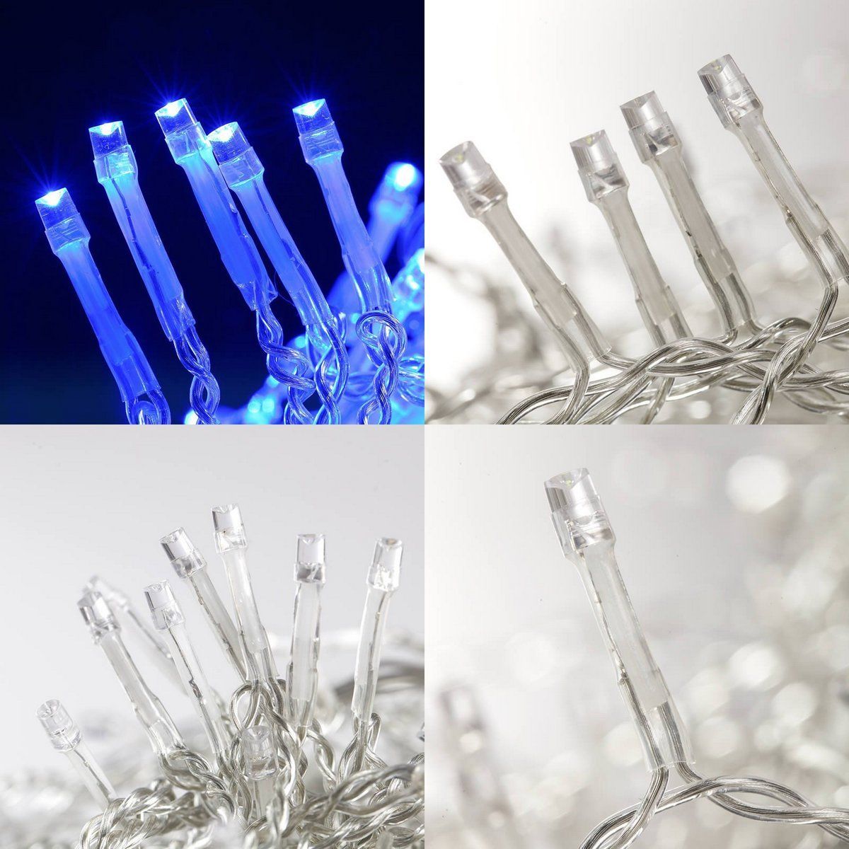 600 LED Christmas Lights Icicle Indoor Outdoor Blue Crazy Sales