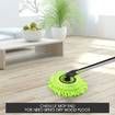 DR FUSSY Replacement Spin Mop Microfiber Mop Heads & Scrub Brush Attachment 4pcs/set