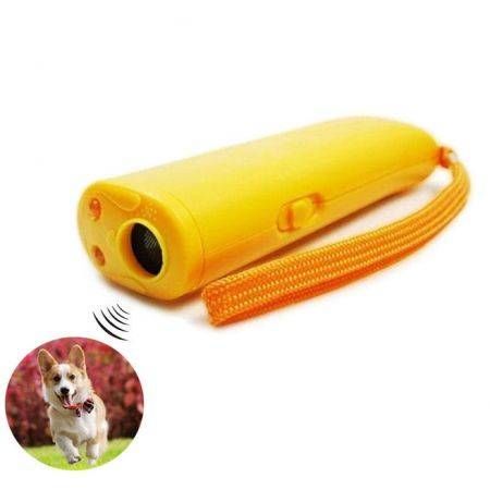 Training Device With Led 3 In 1 Anti Barking Stop Bark Ultrasonic Dog Repeller