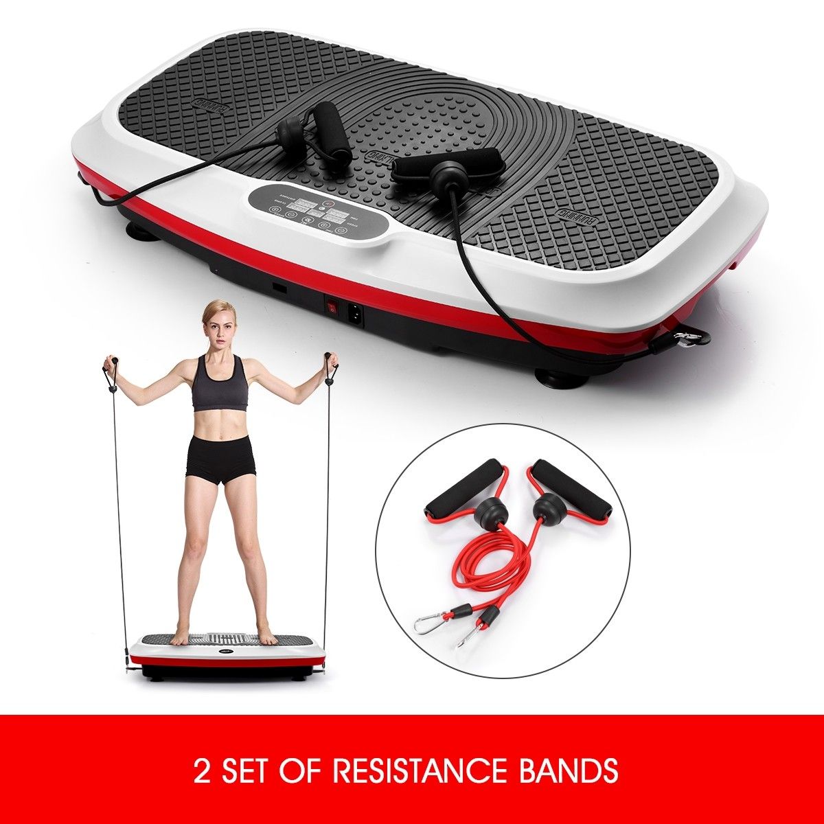 Genki Whole Body Vibration Machine Platform Touch&Remote Control