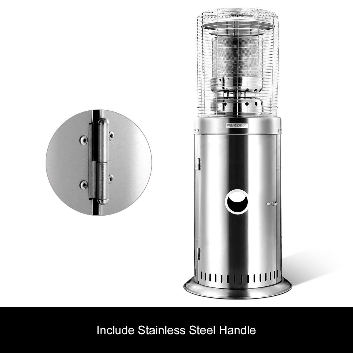 Stainless Steel Outdoor Patio Gas Heater with ODS Crazy Sales