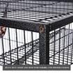 Cat House Pet Hamster Animal Home Rabbit Hutch Ferret Aviary Bird Cage Powder Coated Frame Bottom Lock 4 Levels