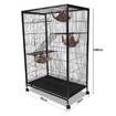 Heavy Duty Pet CAT Cage for Small Animals with Coaster Wheels