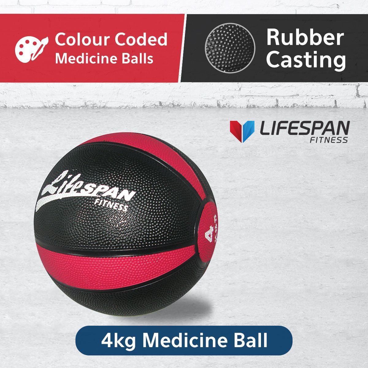 Lifespan Medicine Ball 4kg