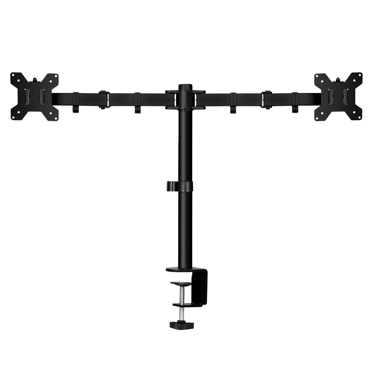 Computer Monitor Desk Mount Bracket Dual LED LCD 2 Arms Holds Crazy Sales