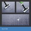 PVC Computer Office Chairmat Carpet Floor Protector -135cm x 114cm