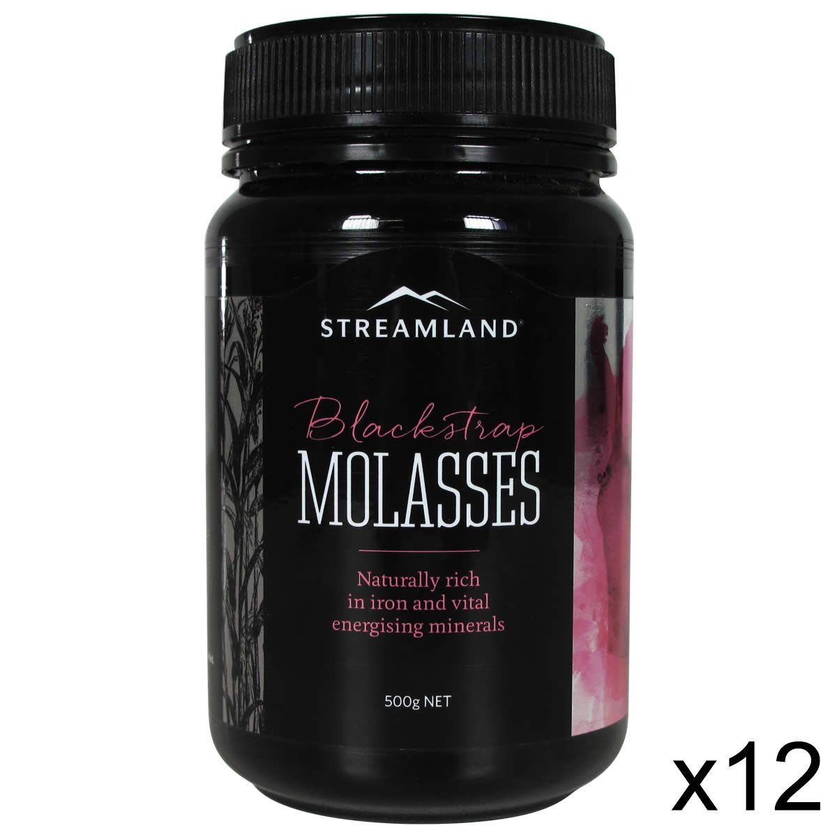 Streamland Blackstrap Molasses 500g 12 Pack BEST BEFORE 29/06/2017