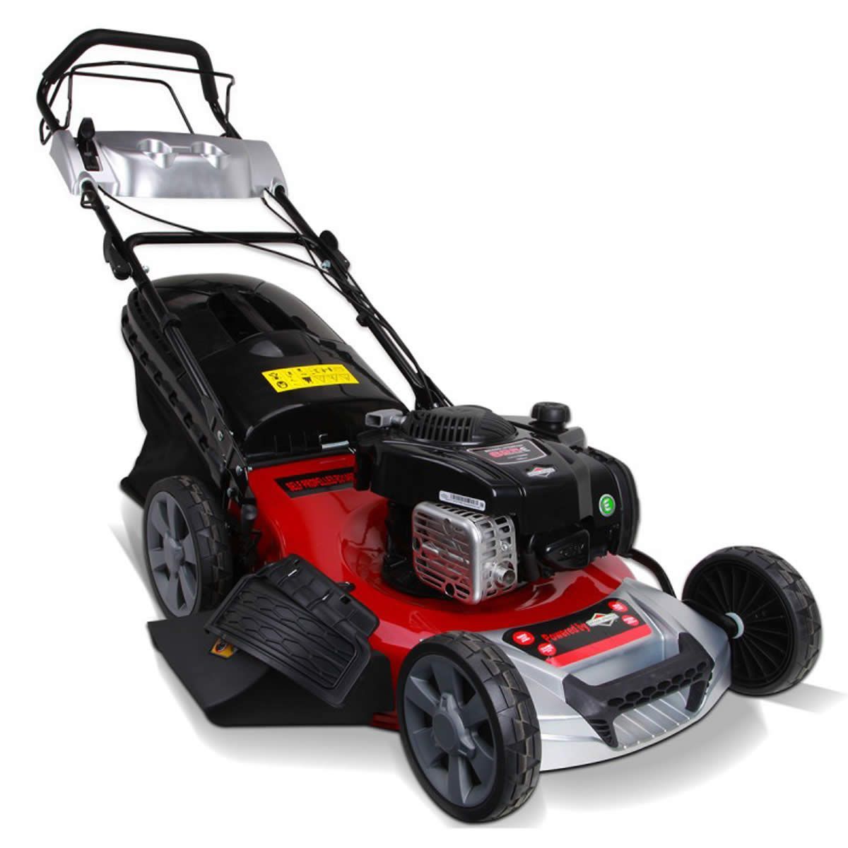 Black Eagle 21" Mulch Catch Self Propelled Lawn Mower 4 Stroke Multi