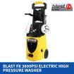 BLAST FX 3800 PSI High Pressure Washer Water Cleaner Electric Pump Hose Gurney