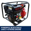 Heavy Duty Fire Fighting Water Pump 8HP USA Design, 230cc with 3 Outlets