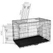 i.Pet 42" Dog Cage Crate Large Kennel 3 Doors