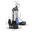 2.7HP Submersible Dirty Water Pump