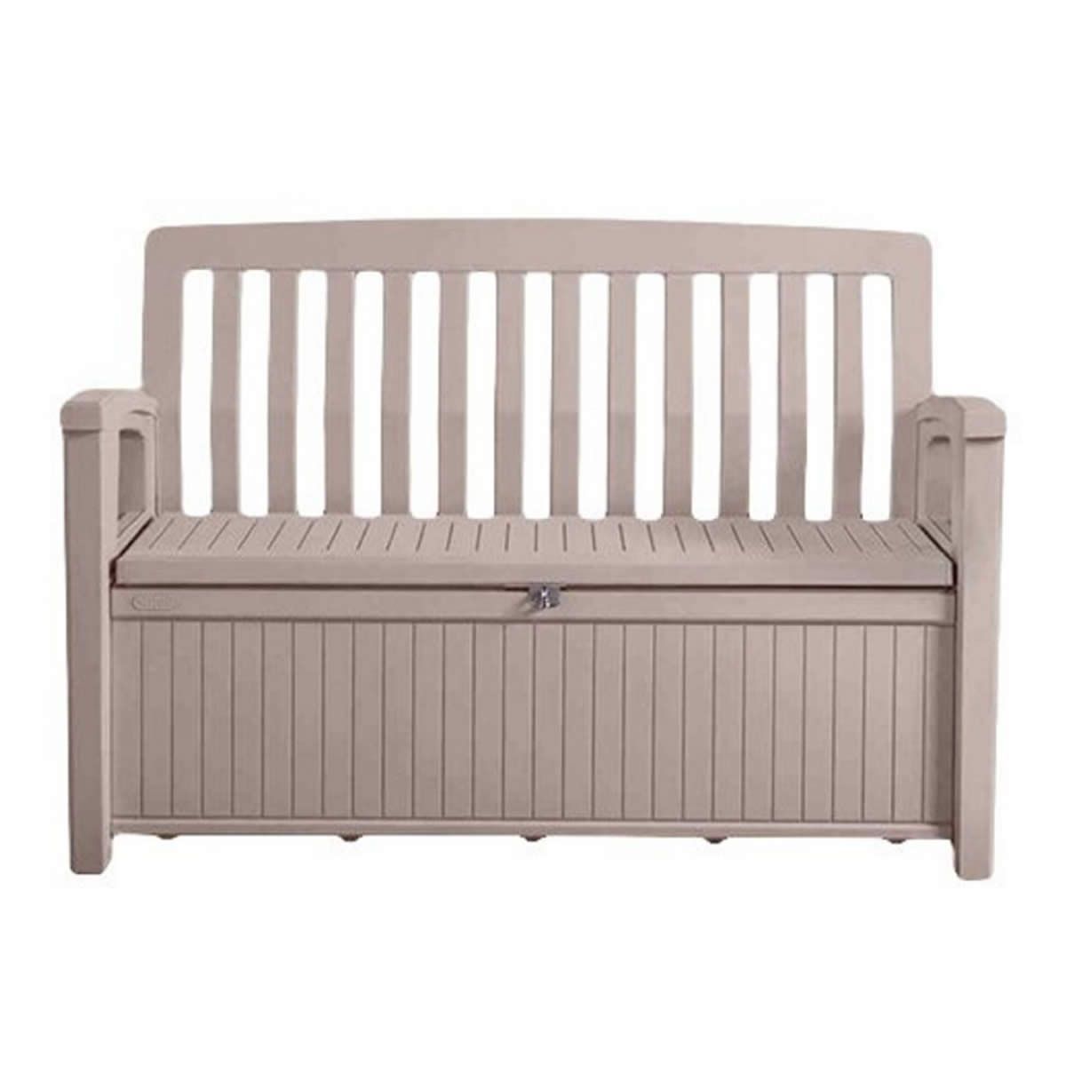 Keter Patio Storage Bench Taupe Crazy Sales