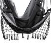 Gardeon Hanging Hammock Chair Outdoor Swing Hammocks Tassel Grey