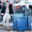 Wanderlite 3 Pieces Hard-shell Luggage Set 20", 24" and 28" - Navy