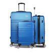 Wanderlite 3 Pieces Hard-shell Luggage Set 20", 24" and 28" - Navy