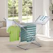 Portable & Compact Electric Heated Clothes Rack with 20 Heated Rods