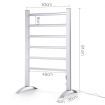 6 Rung Electric Heated Towel Rail