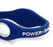 Power Balance Silicone Wristband Bracelet - Blue with White - Size Extra Large
