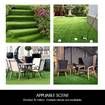 Edengrass 2Mx20M 27mm Artificial Grass Synthetic Turf Fake Lawn