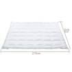 All Season 500GSM Super King Size Microfibre Quilt Bamboo Fiber White Comforter