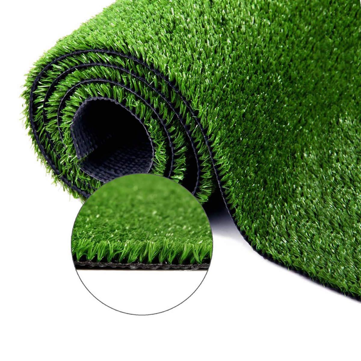 Artificial Grass 20 SQM Synthetic Artificial Turf Flooring 15mm Crazy