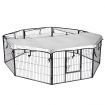 Pet Playpen Dog Cat Enclosure Ferret Fence Rabbit Exercise Cage Fabric Cover 100x80CM/Panel 8 Panels L