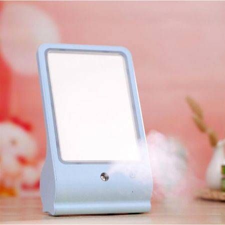 Spray Humidifier Makeup Led Lamp Mirror