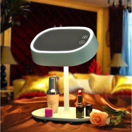 Creative Rechargeable LED Makeup Mirror Night Lamp